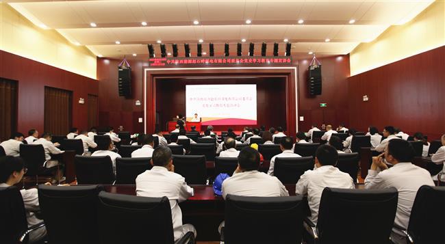 公司坚持“三学习”“三结合”推进党史学习教育走深走实