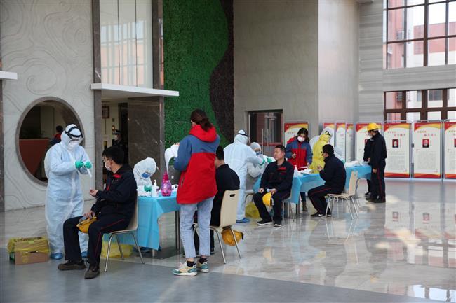 公司全员核酸检测，助力企业安全稳定生产