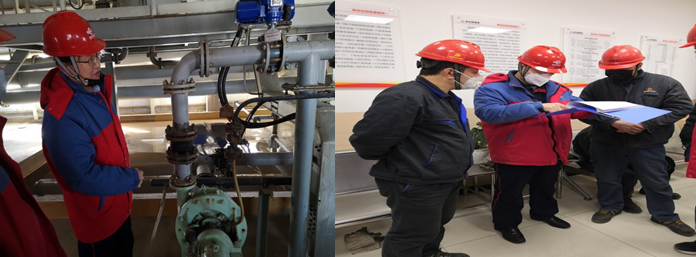 公司开展疫情防控期间生产现场安全大检查