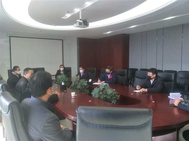 横山区发展改革和科技局副局长安广宏一行赴公司检查指导疫情防控工作