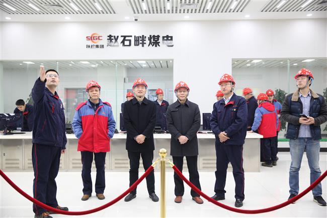 省国资委宣传处副处长申洪建一行莅临公司检查指导文明单位创建工作