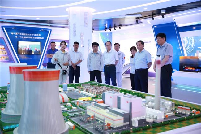 集团公司总经理宋老虎一行莅临赵石畔煤电调研指导精细化管理工作