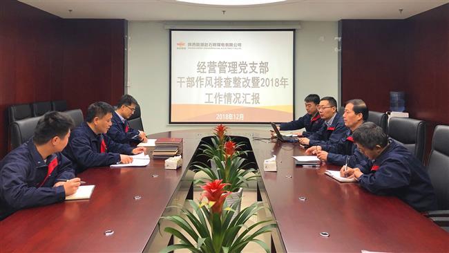 公司督查组深入经营管理党支部督查干部作风情况