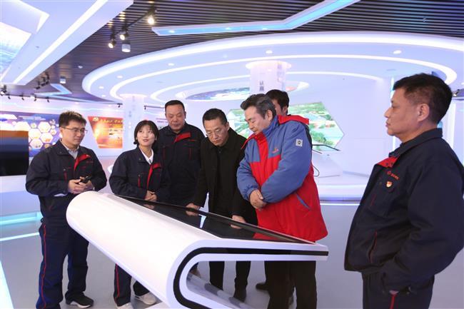 集团公司文明办检查验收赵石畔公司文明单位创建工作