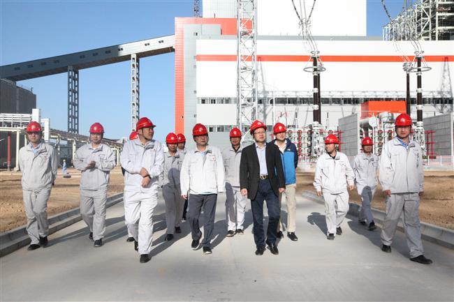 集团公司总经理宋老虎莅临赵石畔公司视察指导工作