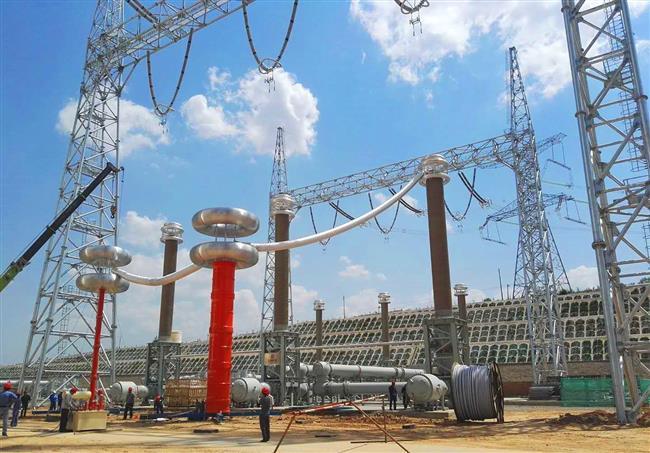 公司1100kV GIS 交流耐压和局部放电试验一次成功