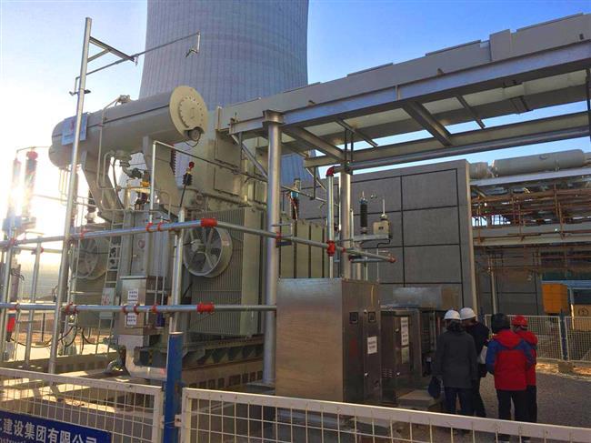 公司发电工程厂用带电一次成功