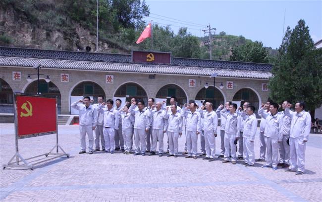 公司开展“重温党的光荣历史 牢记党的宗旨使命“主题实践活动